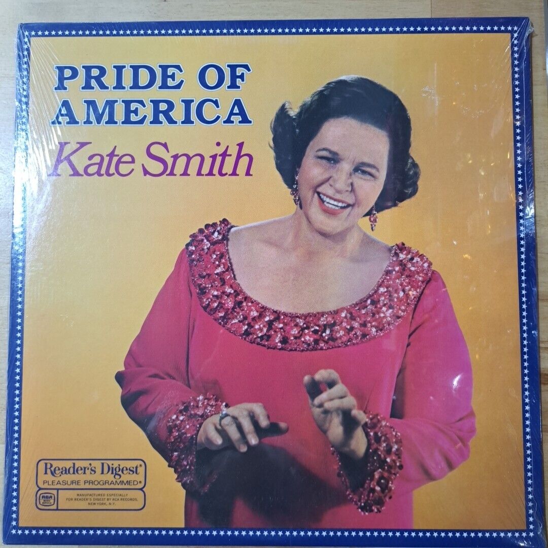 SEALED 1984:KATE SMITH/PRIDE OF AMERICA LP:RCA RECORDS/RDA-139/D USA PROUD!!!