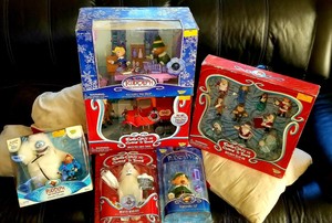 Details About Lot Of 6 Santa Claus Is Coming Comin To Town Mailbumbleelf Winter Warlock