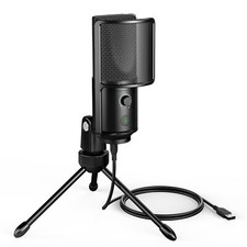 FIFINE USB Condenser Podcast Microphone for S...