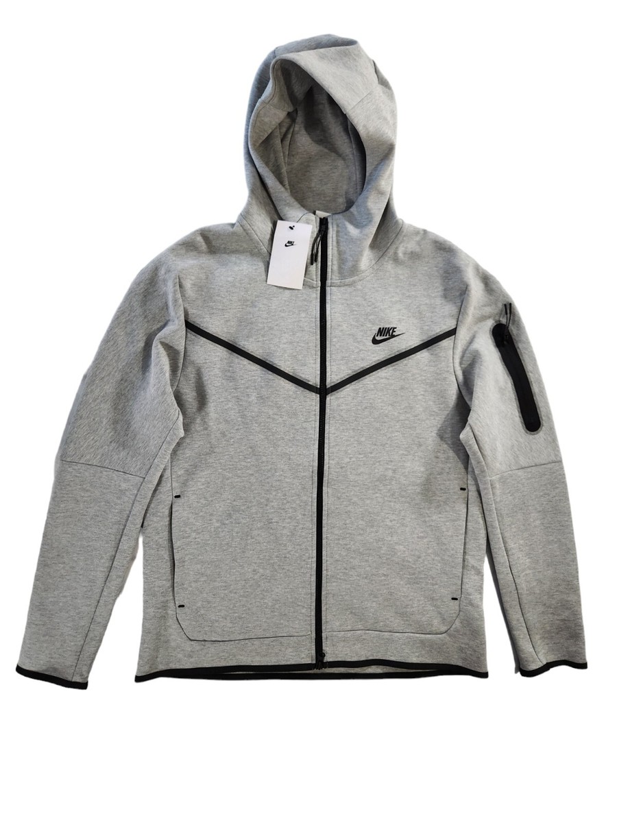 Nike Tech Fleece ブラック×グレーUSサイズS Nike Sportswear Tech Fleece Windrunner Men's Full-Zip Hoodie Color