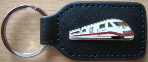 Schlüsselanhänger E-Triebwagen ICE goldfarben weiß/rot Art. 6005 Lok Eisenbahn - Bild 1 von 8