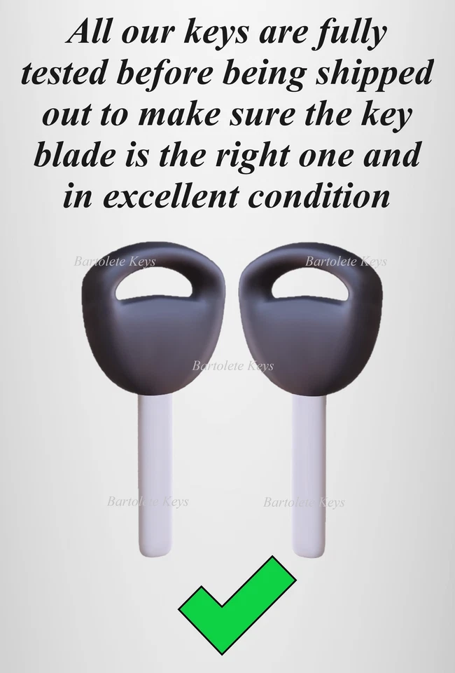 2 Replacement Car Key Fits Ford Bronco Crown Victoria F150 F250 F350 F100 Ranger — 第 3/4 张图片