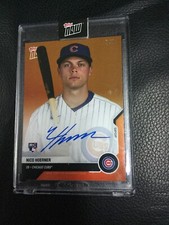 2020 Topps Now Road To Opening Day Nico Hoerner RC Orange Auto /5 Autograph Cubs