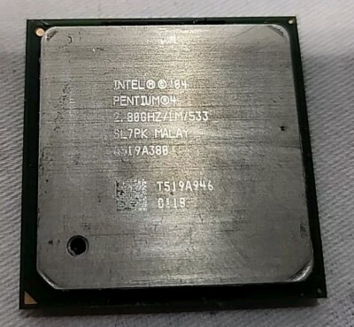Intel Pentium 4 SL7E2 1M Cache 2.80A GHz 533 MHz FSB Socket 478 CPU Processor