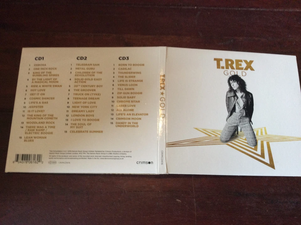 Marc Bolan & T Rex - Gold  [3 CD Album]  Tyrannosaurus Rex - Bild 1 von 1
