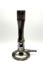 Vintage Stainless Steel Nickel Fisher Chef Laboratory Bunsen Burner