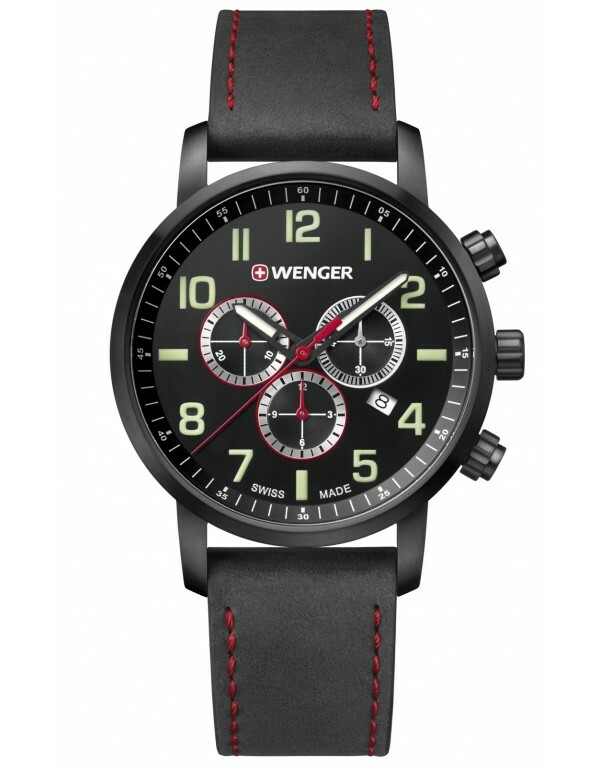 Wenger Swiss Made Men's Quartz Chronograph Watch 10 ATM