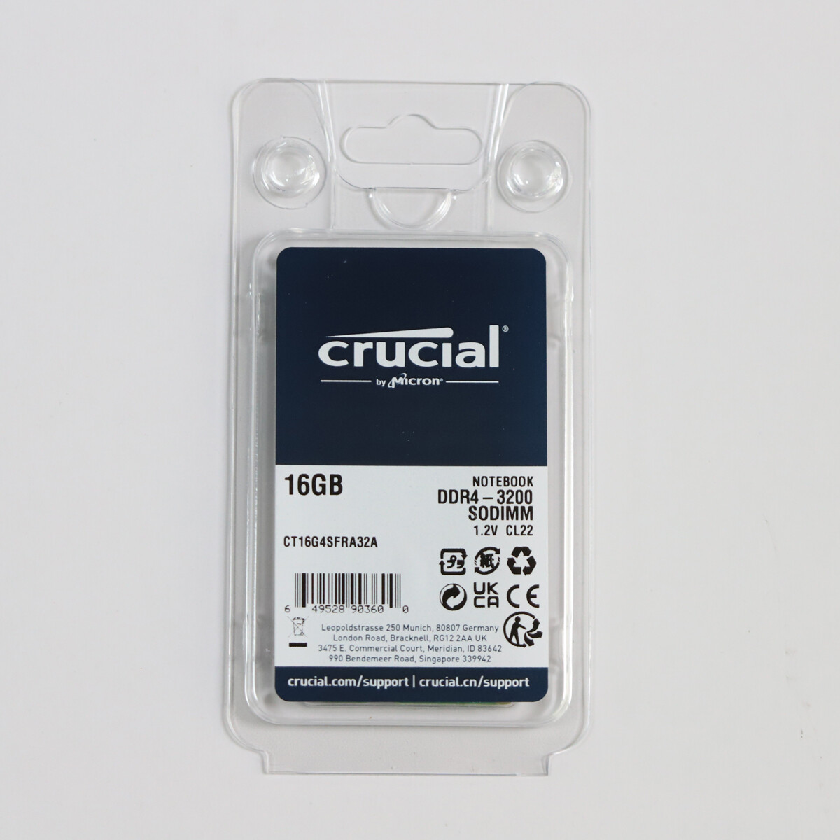 Crucial DDR4-3200(PC4-25600) 16GBx2枚 Crucial 16GB DDR4 RAM, 3200MHz (PC4-25600) CL22 Desktop