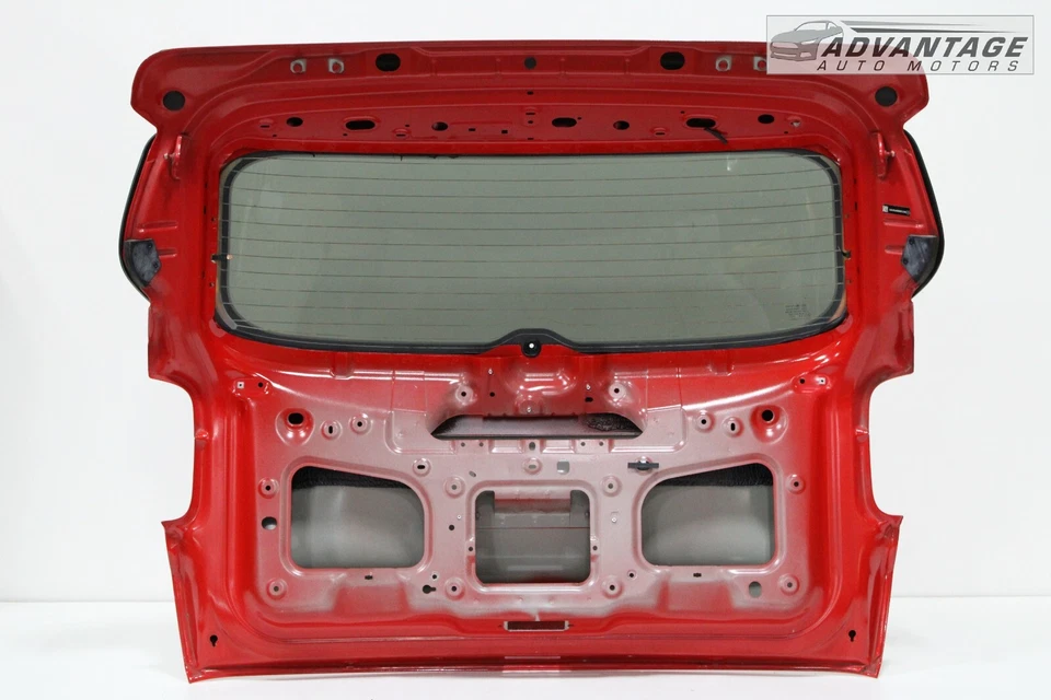 Jeep Renegade 2015-2018 puerta trasera puerta levadiza panel de carcasa rojo y vidrio OEM Foto 2 de 4