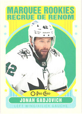 2021 Upper Deck Marquee Rookies O Pee Chee Jonah Gadjovich