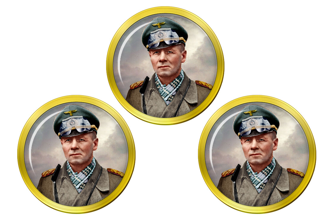 Erwin Rommel Golf Ball Markers