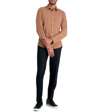 HAGGAR J.M. Slim Fit 4-Way Stretch Flat Front Dress Pants Black Size 30x32