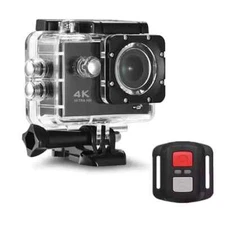 4K Sport Action Camera Ultra HD, WiFi 30M Waterproof, Remote and Accessories Kit