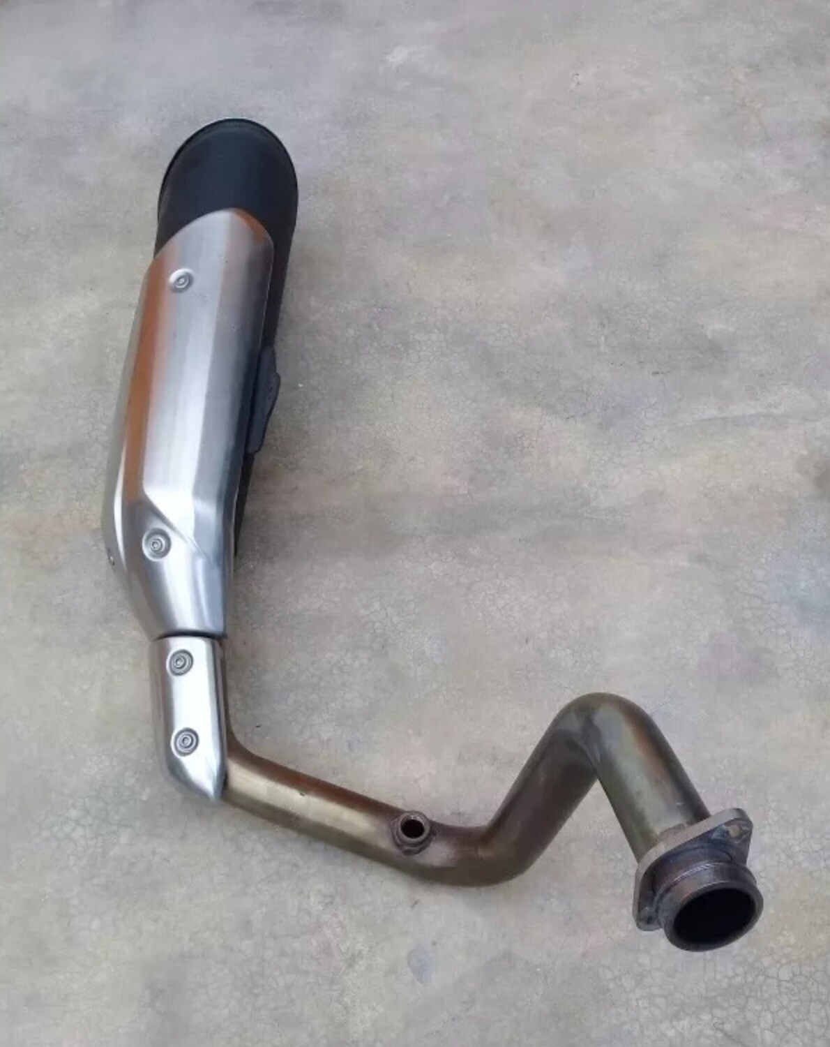 BMW G310R G310GS 2017-2023 OEM EXHAUST MUFFLER PIPE 4 MILES 160306 NEW ...