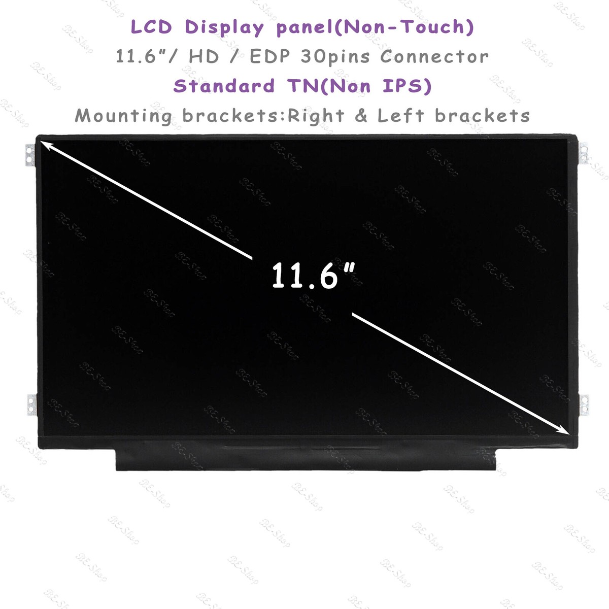 11.6'' For Dell Inspiron 11 3162 3164 30PINS LCD Screen