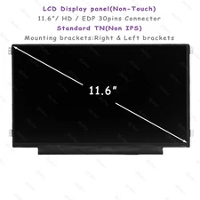 HD 11.6" For HP CHROMEBOOK 11-V 11-V010WM LED LCD Screen Assembly Replacement