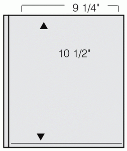 stamp album pages dual blank page 1 pocket per 5 for us full sheets blank photo album page