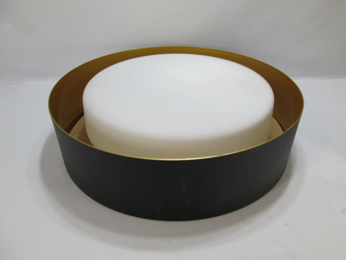 Lynch black and gold on sale flush mount