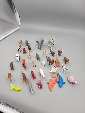 32 Pc Animals Toy Mini Zoo Small and medium plastic Figures US