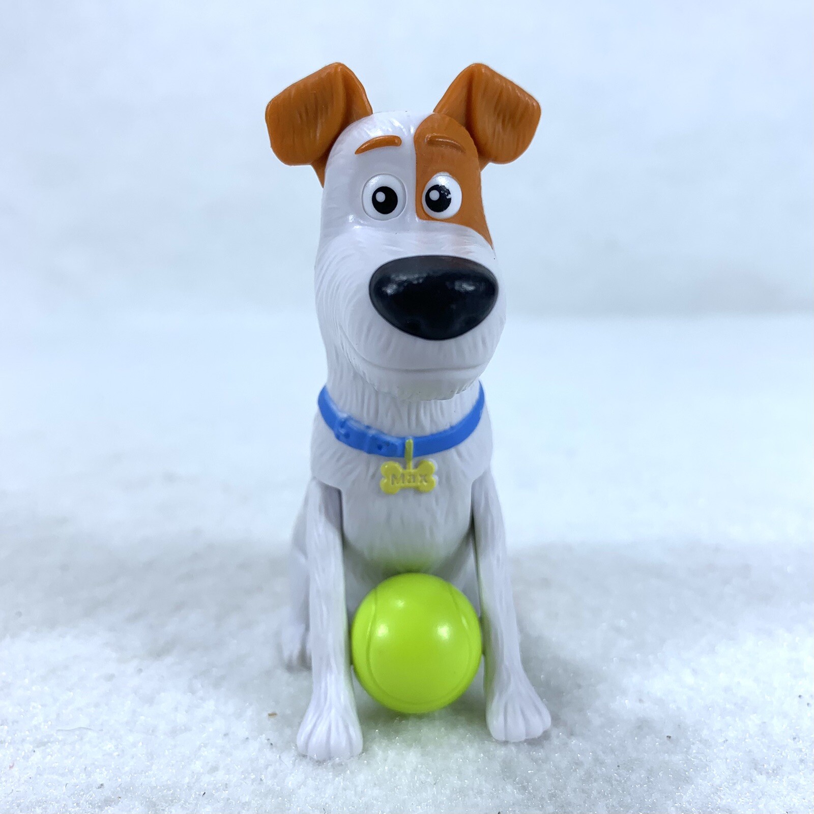 Secret Life of Pets Burger King Toy Max, Dog &amp; Ball, Moveable, Universal Studios