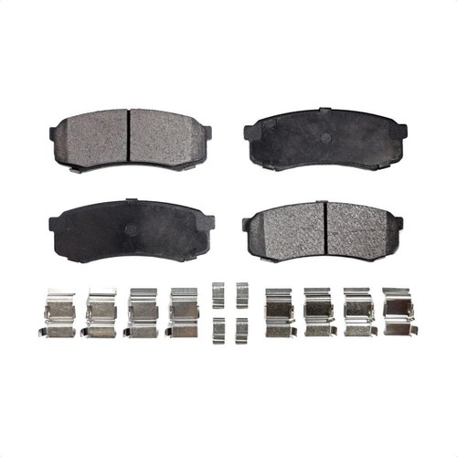 [Rear] Coat Brake Rotors Semi-Metallic Pad Kit For Toyota 4Runner Lexus GX460 FJ - Picture 4 of 12