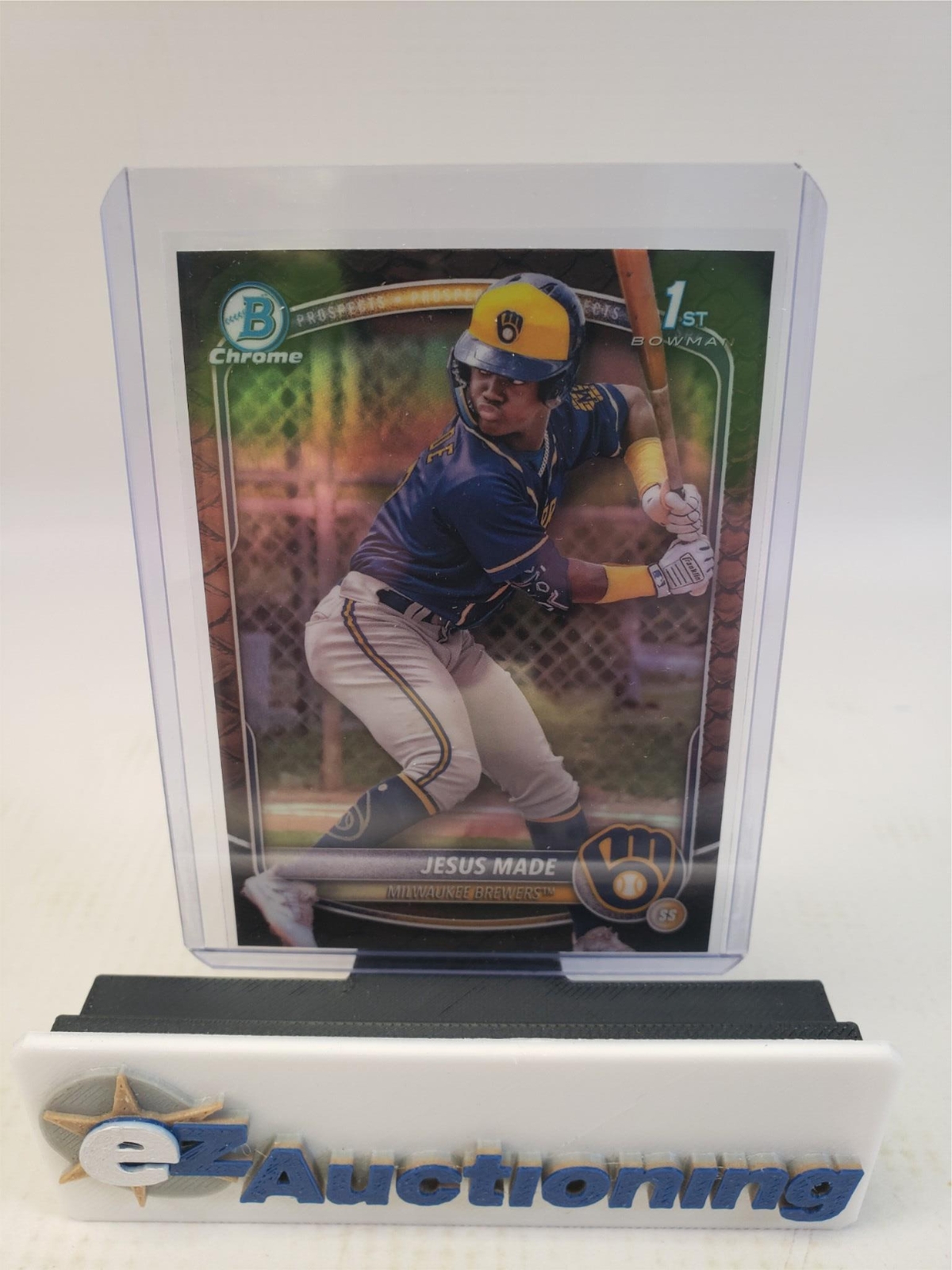 2025 Bowman Chrome Baseball Jesus Made 1st Reptilian Refractor BCP-50