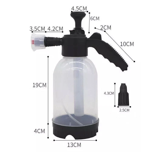 2L Car Wash Pump Foam Sprayer Hand Held Wash Spray Bottle Snow Foam Detailing - Picture 2 of 14