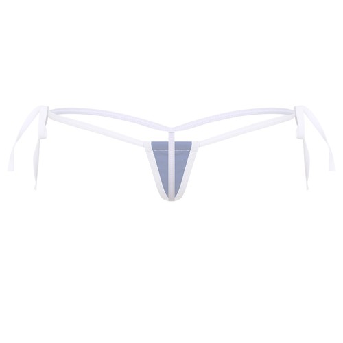 Womens G-String Bottoms Thong Solid Color T-Back Underwear Panties Pool Party - Picture 118 of 178