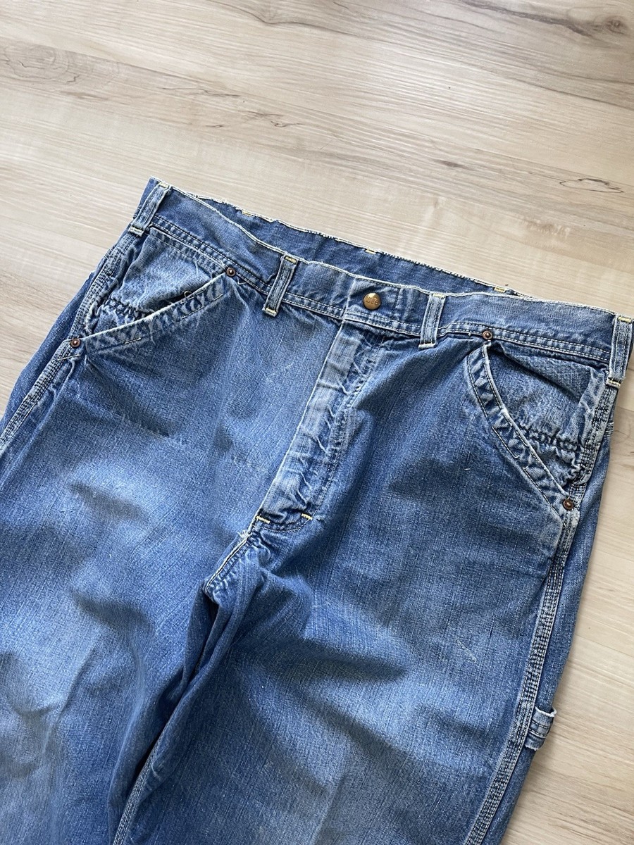 Vintage Lee 60s-70s 191Z Jelt Denim Carpenters SANFORIZED UNION