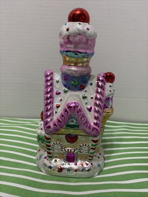 CHRISTOPHER  RADKO RARE 2007~Hansels Hideaway~2 Piece Christmas Candy House~9.5''