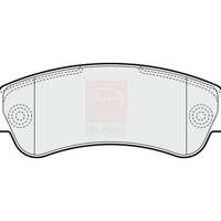 FüR Fiat Ducato 250 2006 Auf Schwarz BremsbeläGe (Hinten) (R90)