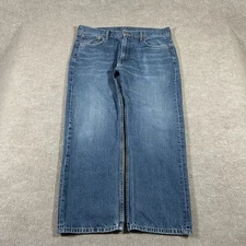 Levis 569 Jeans Mens 36x28 Loose Fit Straight Leg Medium Wash Blue Denim Skate