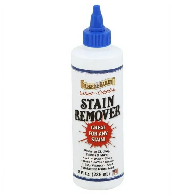 Parker & Bailey Liquid Stain Remover Laundry Booster, 8 OZ Bottle