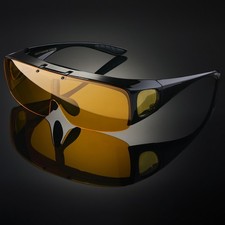 Polarized Fit Over Sunglasses Men Women Uv400 Shield Wear Over Prescription Rx