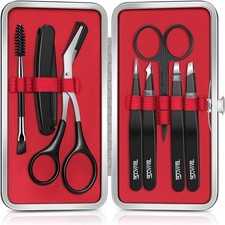 Eyebrow Kit, 1 Eyebrow Trimmer Scissors, Tweezers for Women,