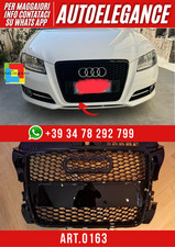 💕ART. 0163 GRIGLIA  AUDI A3 8P 2008-2012 LOOK RS3 NERA💕