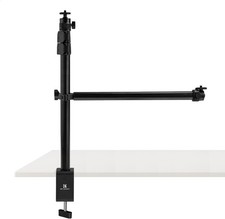 K&F CONCEPT Overhead Camera Mount Desk Stand Telescopic Arm C-Clamp DSLR Phone
