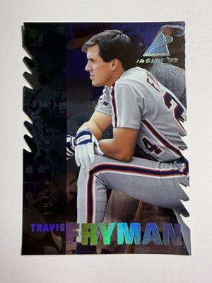 1997 Pinnacle Inside - Travis Fryman #22 Diamond Edition Rare SP Die Cut