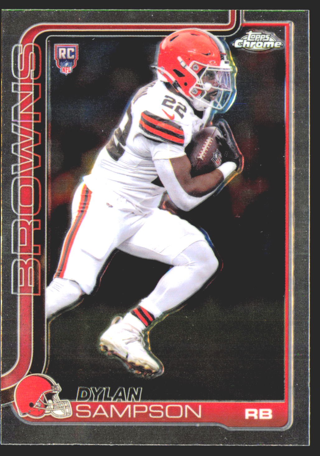 2025 Topps Chrome Dylan Sampson RC #308 Cleveland Browns