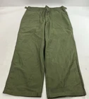 Vietnam US OG 107 Sateen Trousers Fatigue Pants 1st Pattern Large 36x28 Military
