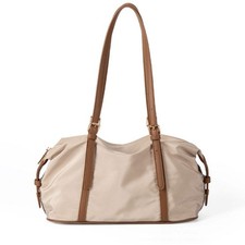 Summer contrasting shoulder bag women, versatile commuter large capacity Boston