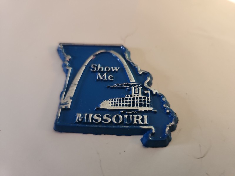 Vintage Missouri Rubber Souvenir Refrigerator Magnet