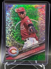 Ricardo Cabrera 2022 Bowman's Best Green Mini Diamond Refractor #22/99 - Reds