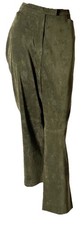 Norton McNaughton Women  s Size 16 Olive Green High Rise Straight Leg Pants