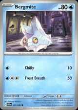 Bergmite 023/086 ME04 Chaos Rising C NM English Pokémon