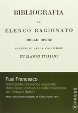 bibliografia od elenco ragionato delle opere contenute CD ROM Fusi F 97888886683