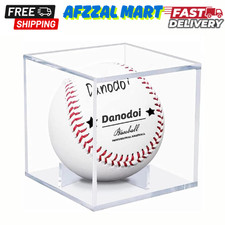 Baseball Display Case Uv Protected Acrylic Clear Baseball Holder Square Cube Bal