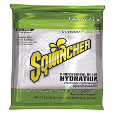 Sqwincher 159016008 Sports Drink Mix Powder 9.5 Oz., Lemon-Lime, Pk20