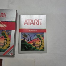Centipede (Atari 2600, 1982) Complete In Box CIB w/ Manual & Paperwork