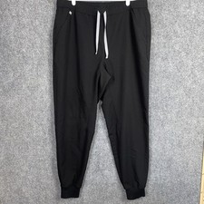 FIGS Tansen Jogger Scrub Pants Mens Size M Black Casual Workwear
